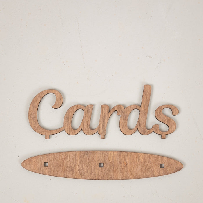 Boîte à cartes de mariage E - 4 Basic Wood