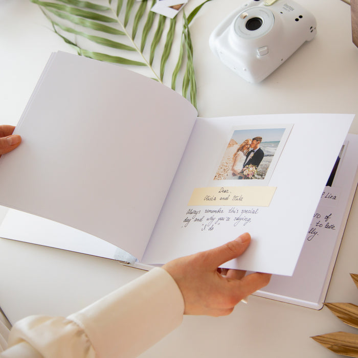 Personalized Photo Album, Polaroid Guest Book ➦【Handmade