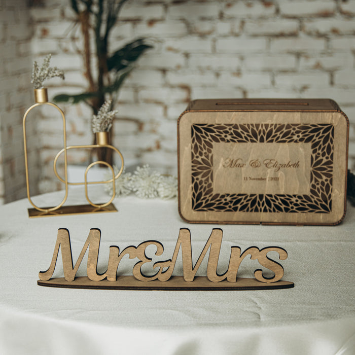 Hochzeitskarten-Box-Design für Umschläge E – L