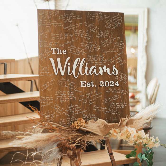 Wedding Guest Book Alternative - Board