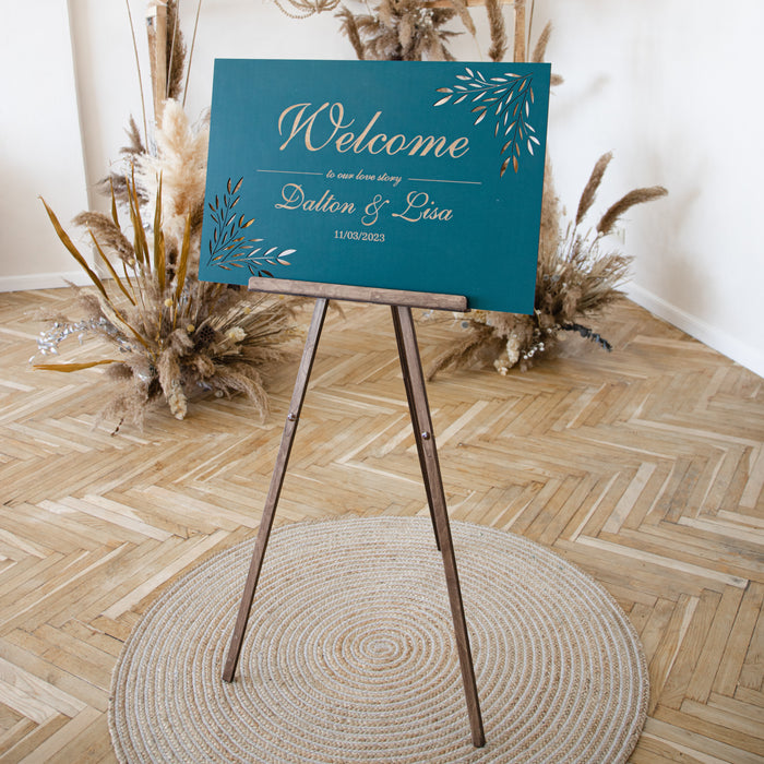 Wood Welcome to our Wedding Sign