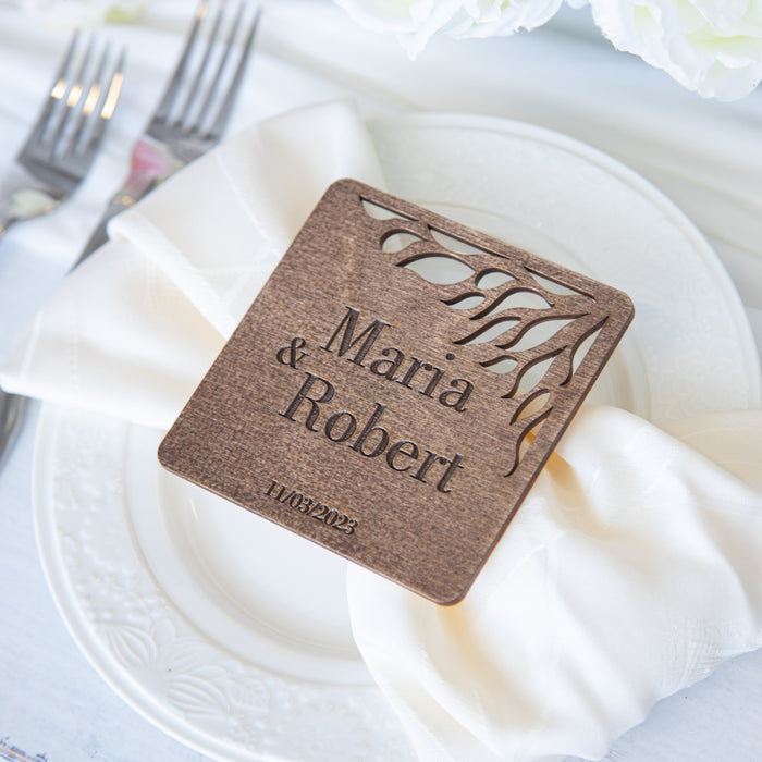 Wedding Coasters for Guests in Bulk 30 PCS