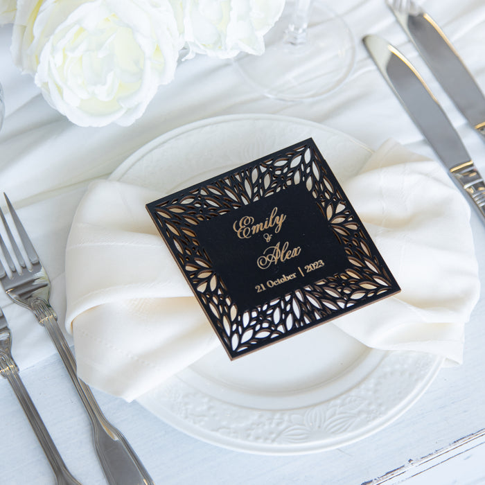 Wedding Coasters for Guests in Bulk 30 PCS