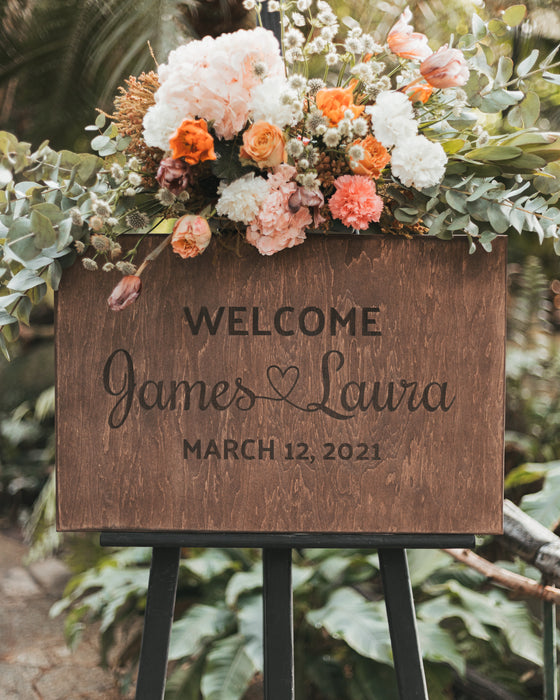 Wedding Welcome Sign Laura