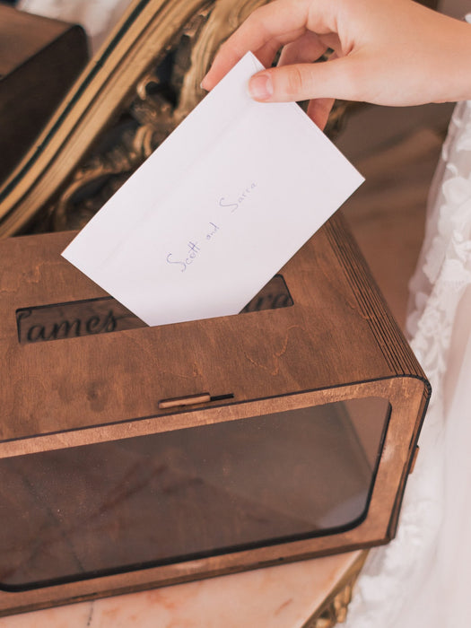 Individuelle Hochzeitskartenbox